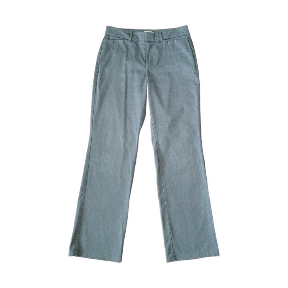 Dockers Ideal Fit Metro Pants Bootcut Mid-Rise Trousers Dress‎ Pants Size 6 Gray